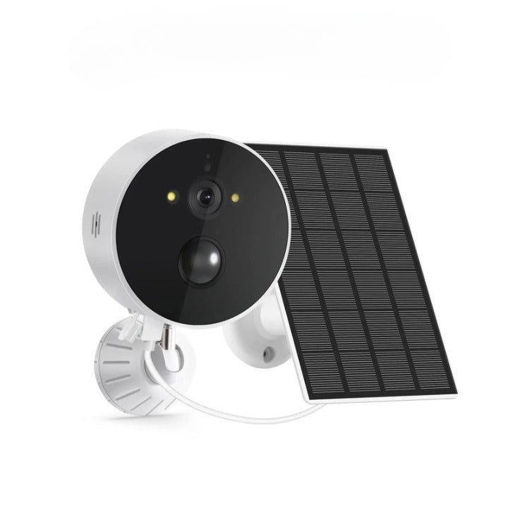 Solar Powered Wireless Security Camera - 4000mAh Rechargeable Battery-cameravigilance