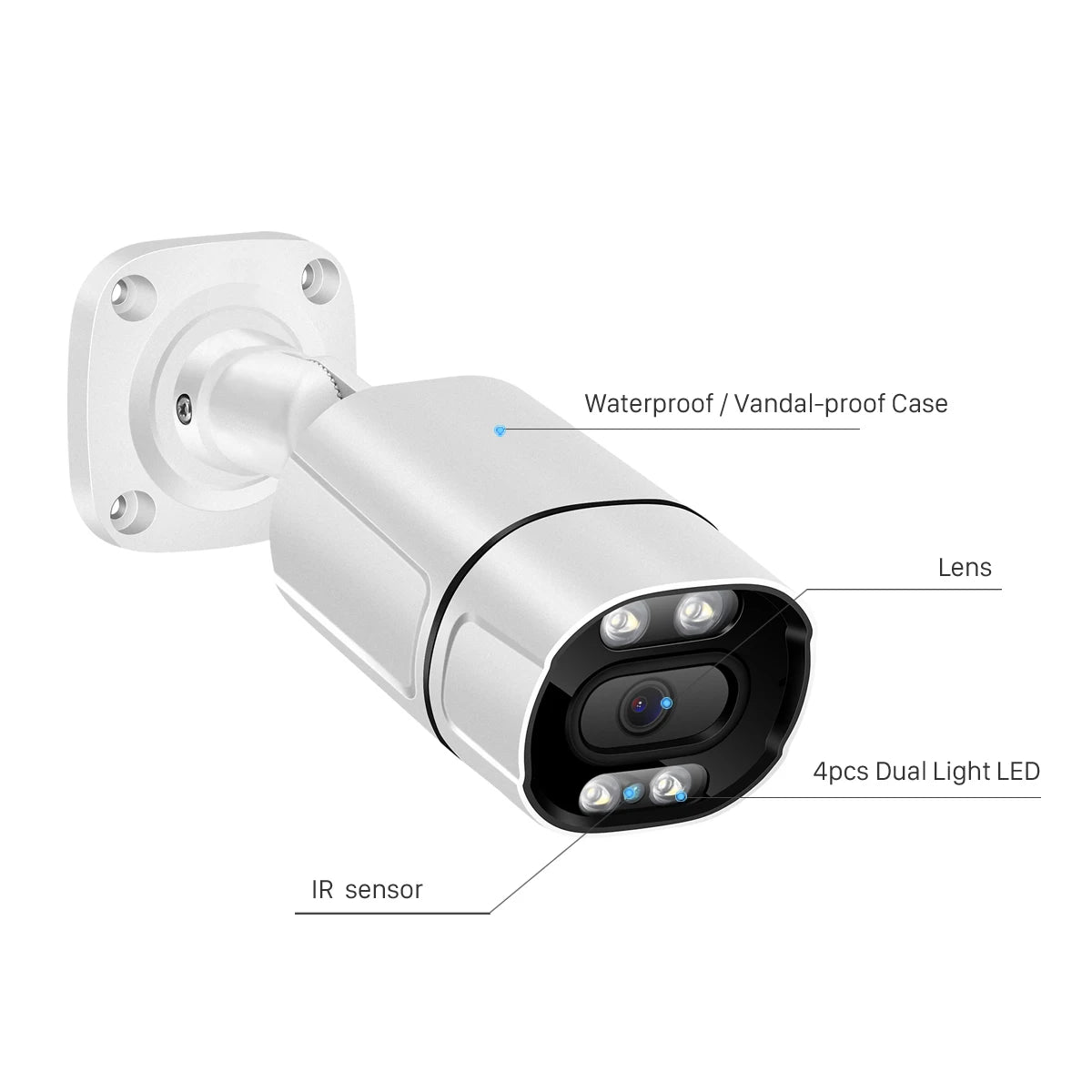 Outdoor Camera Surveillance With Night Vision Detection Alert-cameravigilance 