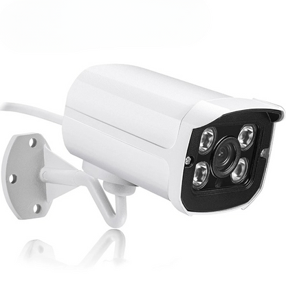 Cámara IP inalámbrica para exteriores de 5 MP con audio, detección de movimiento, visión nocturna y ranura para tarjeta SD (máximo 128 GB) - Aplicación iCsee