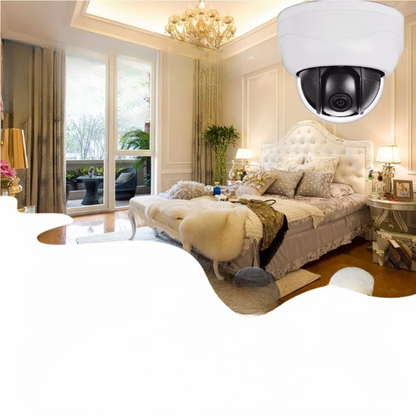 Cámara de seguridad CCTV IP mini PTZ de 2 MP/4 MP/5 MP con zoom óptico de 4X